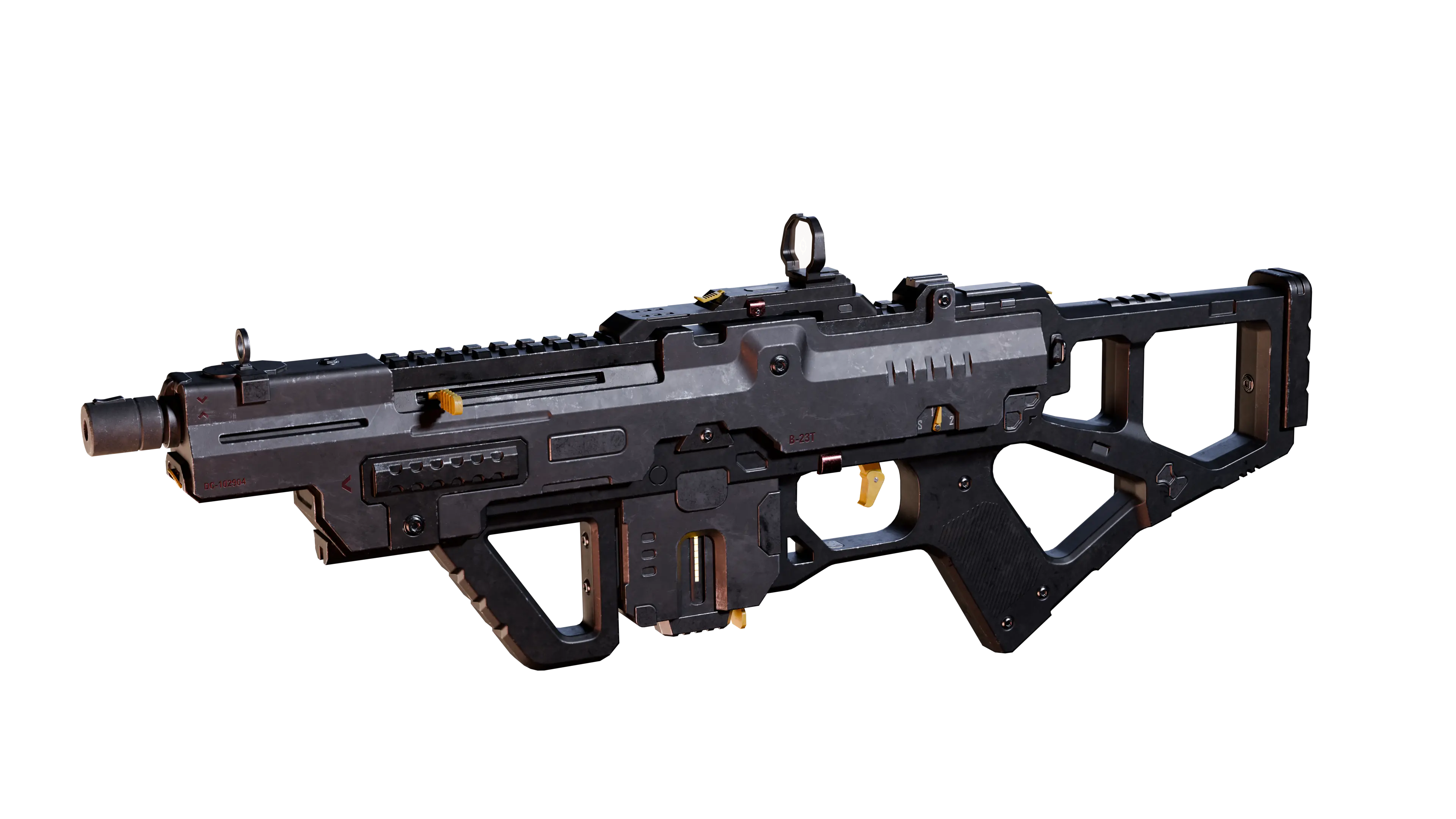 DC-102 sci-fi bullpup rifle